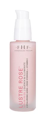 FarmHouse Fresh Vitamin C Face Serum, Hydrating Serum with Hyaluronic Acid, Lustre Rose Facial Serum-in-Oil, Moisturizer, 1 Fl. Oz