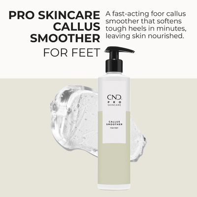 CND Pro Skincare Callus Smoother for Feet, Softens Skin on Heels, For Dry Skin, Unscented, 10.1 Fl Oz
