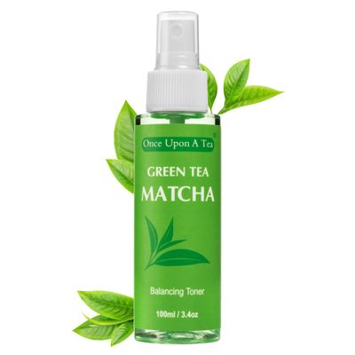 Green Tea Matcha Facial Toner, Alcohol-Free, All Natural Face Spray, Best Pore Minimizer &amp; Calming Skin Treatment for Sensitive, Refreshing, Dry &amp; Combination Types, Prep for Serum &amp; Moisturizer