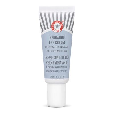 First Aid Beauty - Hydrating Eye Cream with Hyaluronic Acid, Nourishing Eye Cream that Provides 24 hours of Hydration, Helps Smooth Fine Lines, Wrinkles &amp; Puffiness, Safe for Sensitive Skin, 0.5 oz