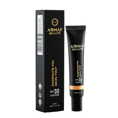 Armaf Beaut Parfaite Fix - Skin Tint | Tinted Sunscreen with SPF 30 for Sun Protection | Tinted Face Sunscreen with Semi Matte Finish | 30 ml/1 fl.oz, Fair