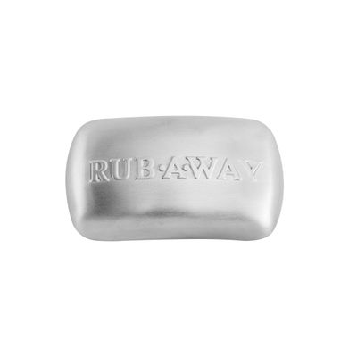 Amco Rub Away Bar, Stainless Steel Odor Absorber (3.1&quot; x .7&quot;) - Dishwasher Safe Kitchen &amp; Outdoor Essential for Garlic, Onion, Fishing, Hiking Odors - Natural Odor Remover (Mini Size)