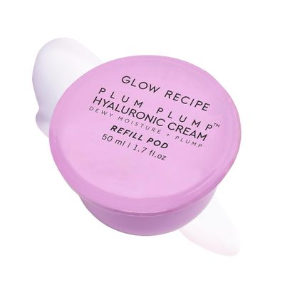 Glow Recipe Plum Plump Hyaluronic Acid Moisturizer Face Cream - Hydrating, Firming &amp; Plumping Face Moisturizer for Dry Skin - Korean Skin Care with Polyglutamic Peptides to Lock-In Moisture (50ml)
