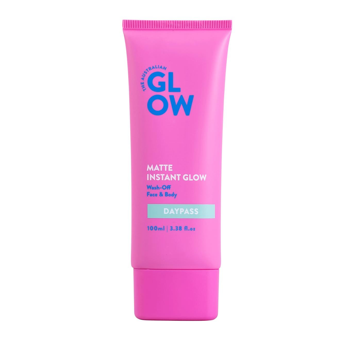 Australian Glow Wash Off Instant Tan Matte Finish Self Tanning Lotion, &quot;Day Pass&quot; - 3.38 fl. oz / 100ml