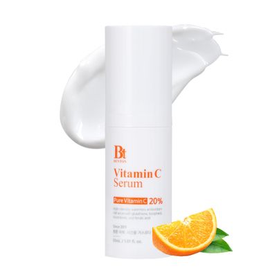 BENTON Vitamin C Serum - White Vitamin C Serum | Korean Skin Care Serum For Face with 20% Pure Vitamin C | Skin Texture &amp; Elasticity Care Face Moisturizer For All Skin Types(1.01 fl. Oz.)