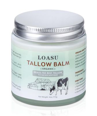 Beef Tallow for Skin, Grass Fed Beef Tallow for Face, Beef Tallow Moisturizer for Face and Body - Organic Beef Tallow to Nourish the Skin, 4 fl. oz.