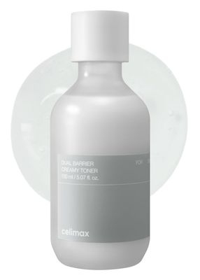 celimax Dual Barrier Creamy Toner | with Ceramides, Peptide, Oil &amp; Alcohol Free, Facial Astringent, Hydrating, Calming, Soothing, Non Irritating,150ml