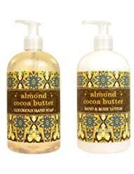 Greenwich Bay Trading Hand Soap &amp; Hand and Body Lotion, 16 Ounce Bundle Set, Almond Cocoa Butter, 1.0 Count (Pack of 2)