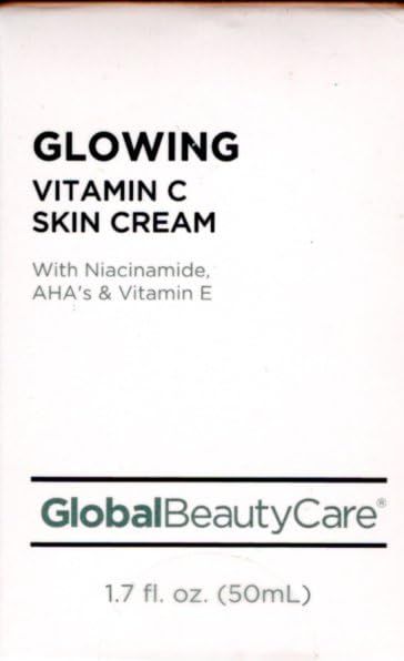 Global Beauty Care Glowing Vitamin C - Skin Cream with Niacinamide, AHA &amp; Vitamin E 1,7 fl oz 50ml