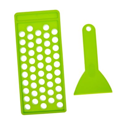 Beaupretty Lip Balm Making Kit Lip Balm Filling Tray and Spatula Set Fast and Easy to Use Just Pour Spread Instantly Fills 50 Lip Balm Containers Lip Balm Base