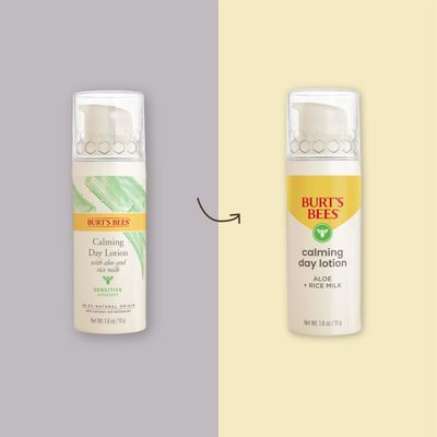 Burt's Bees Skin Care Stocking Stuffers, Face Moisturizer With Aloe and Rice Milk, Calming Day Face Lotion for Sensitive Skin, 98.9 Percent Natural Origin Skin Care Christmas Gifts, 1.8 oz. Bottle