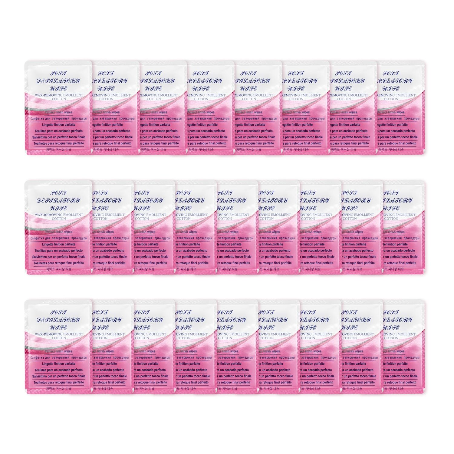 26 Pcs Post Wax Oil Wipes,Post Wax Calming Oil Wipes,After Wax Remover for the Skin Wax Remover Wipes, After Waxing Finishing Wipes For Home Salon for Facial Body Skin Care LaWink