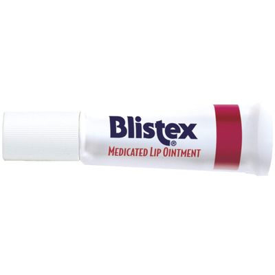 Blistex Medicated Lip Ointment, 0.21 Ounce Tube, Pack of 24 - Relieves Cold Sores & Helps Heal Dry Chapped Lips, Pain Relief from Lip Sores & Blisters, Healing Ointment