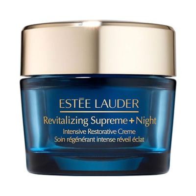 Este Lauder Revitalizing Supreme+ Night Intensive Restorative Anti-Aging Cream Moisturizer with Hyaluronic Acid, 1.7 Ounce
