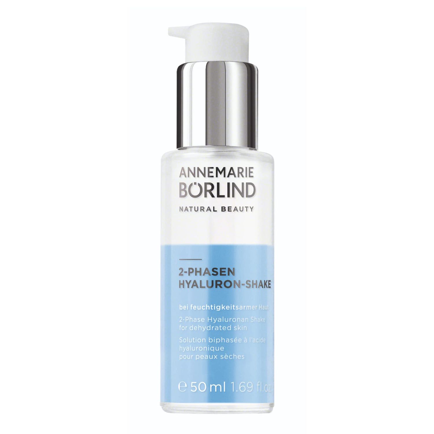 ANNEMARIE BRLIND - 2 Phase Hyaluronan Shake - Hyaluronic Acid + Aloe Vera + Black Forest Rose Stem Cells For Intense Hydration - Moisturizing, Plumping, Nourishing - 1.69 Fl. Oz.
