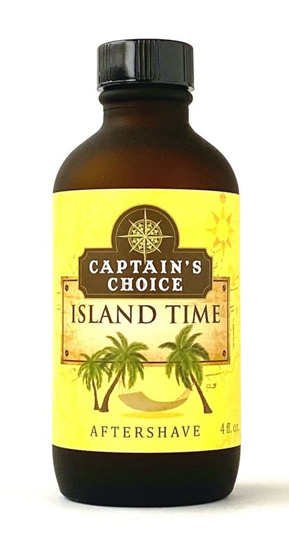 Captain's Choice Island Time 4.0 oz After Shave Pour