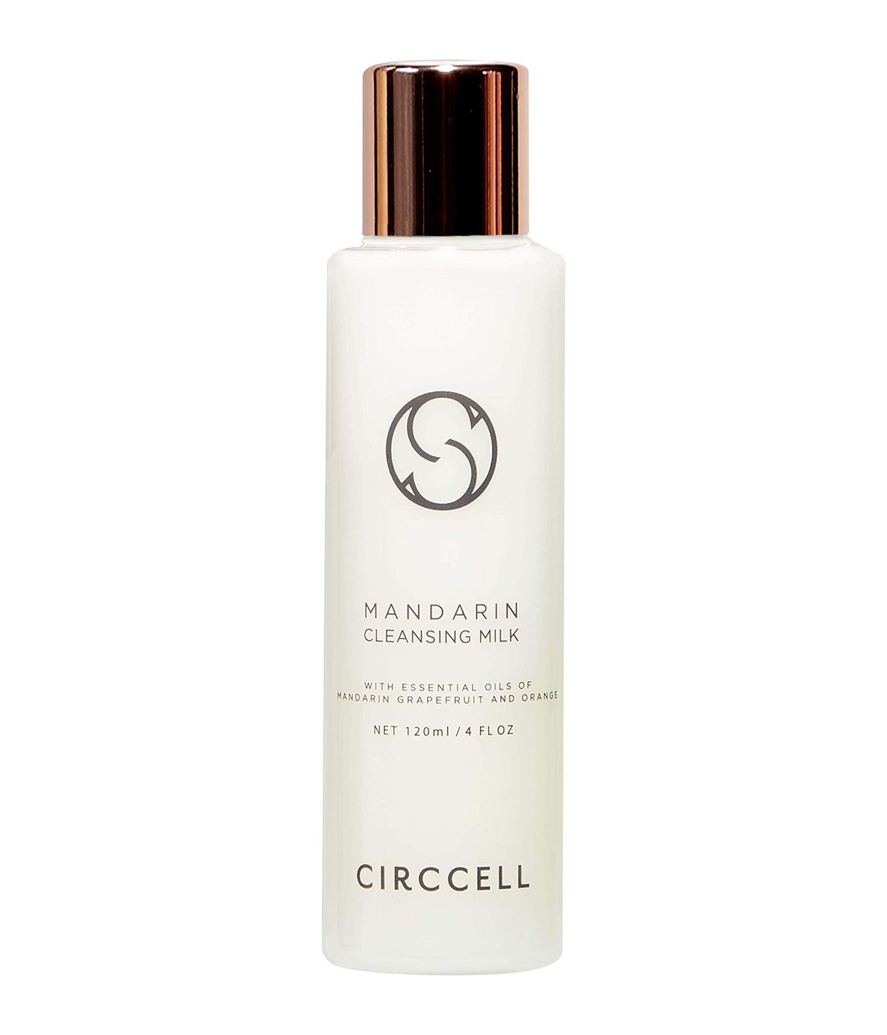 CIRCCELL Mandarin Cleansing Milk - Hydrating &amp; Brightening Face Cleanser with Fruit Extracts -Anti-Aging Facial Cleanser - Rich, Creamy Cleansing Milk Removes Makeup - Suitable for All Skin Types