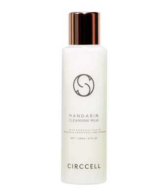 CIRCCELL Mandarin Cleansing Milk - Hydrating &amp; Brightening Face Cleanser with Fruit Extracts -Anti-Aging Facial Cleanser - Rich, Creamy Cleansing Milk Removes Makeup - Suitable for All Skin Types
