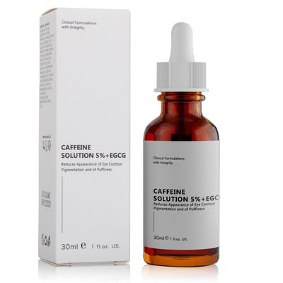 Caffeine Solution 5% + EGCG Eye Serum for Skin Care Caffeine Eye Serum Hyaluronic Acid Serum Reducing Puffiness and Dark Circles, Niacinamide Serum Under Eye Serum, Under Eye Bags and Wrinkles 30ml