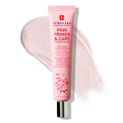 Erborian - Pink Primer &amp; Care Multifunctional Facial Cream Balm - Primer Sets Makeup, Pore Minimizing, Skin Moisturizing and Smoothing Effects for All Skin Types - Korean Skincare - 1.5 fl. oz.