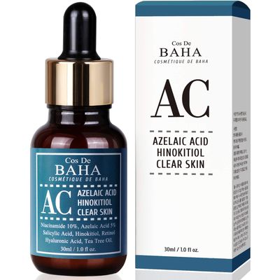 Advanced Pore Refining Facial Serum with Niacinamide and Tea Tree Oil for Acne-Prone Skin