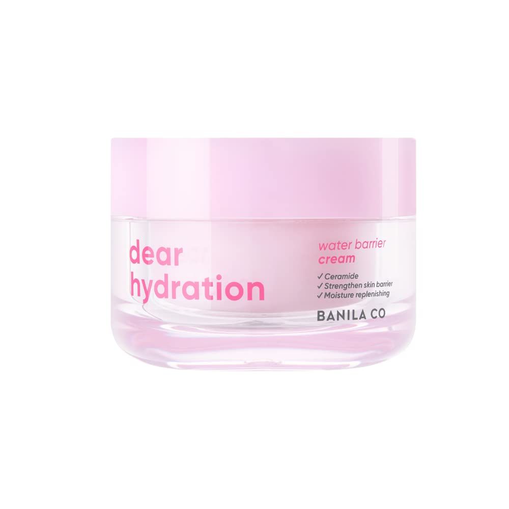 BANILA CO Dear Hydration Water Barrier Cream: Intense Hydration, Dermatologist Tested Formula, Pink Cactus Water, Skin Barrier Support (50ml / 1.69 fl oz)