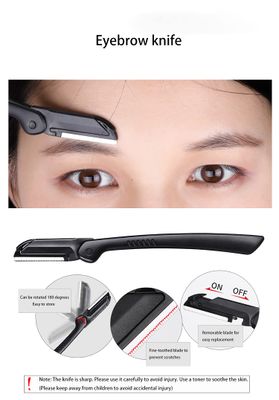 Eyebrow Grooming Set Eyebrow Trimming Kit Eyebrow Tools Eyebrow Scissors Trimming Brush (11pcs)