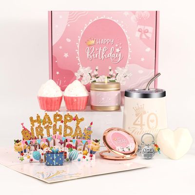 Birthday Gifts for Women, Spa Gifts Basket Set Relaxation Gifts with Tumbler Cup for Her,Mom,Wife,Female Friends, Coworker,Teacher, Nurse,Gift Idea for Women 40th, Unique Women Who Have Everything