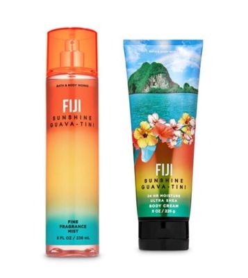 Fiji - Sunshine Guava-Tini - Fine Fragrance Mist and Ultra Shea Body Cream - Full Size -2020