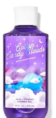 Bath &amp; Body Works Signature Collection Shower Gel For Women 10 Fl Oz (Cotton Candy Clouds)