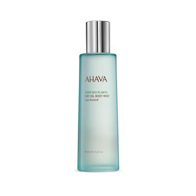 AHAVA Dead Sea Plants Dry Oil Body Mist, Sea-Kissed - Nourishes, Softens &amp; Glows Skin, Gives Radiance &amp; Strengthens Skin&#39;s Barrier, Enriched with Osmoter blend, Jojoba Seed Oil &amp; Vitamin E, 3.4 Fl.Oz