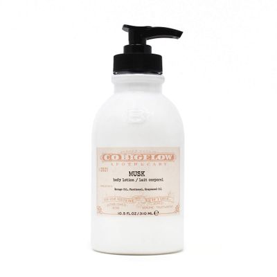 C.O. Bigelow Iconic Collection Musk Body Lotion, with Borage Oil, Panthenol, Grapeseed Oil, and Shea Butter, 10.5 fl oz