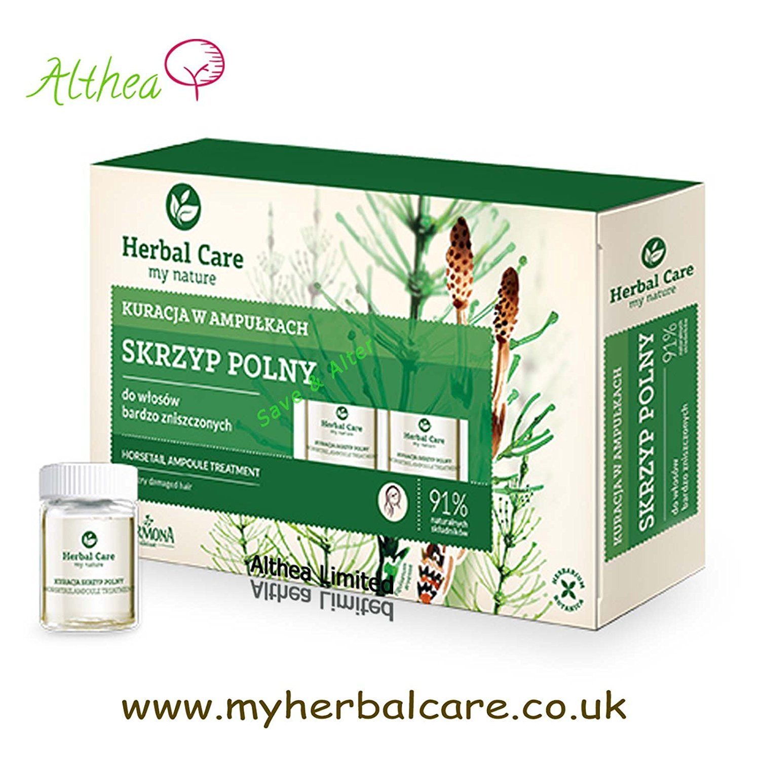 Farmona - Herbal Care - Horsetail Ampoule Treatment for Very Demaged Hair - 5 x 5 ml