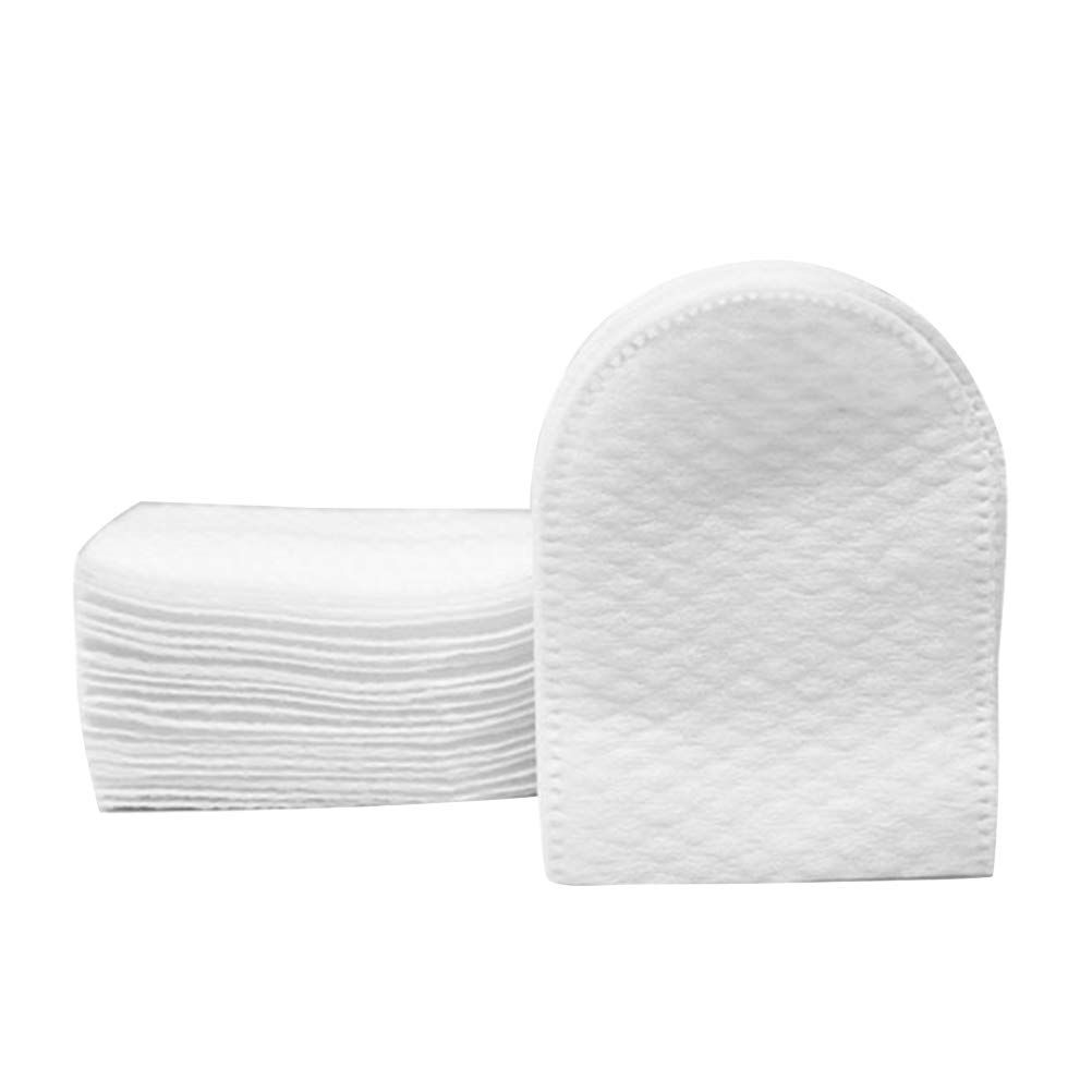 240pcs U-shaped Pocket Cotton Pad Makeup Facial Cotton Pads Soft Cosmetic Pad with Storage Box cotton pads for makeup removal,cotton pads,makeup pads for Face Make Up Removing