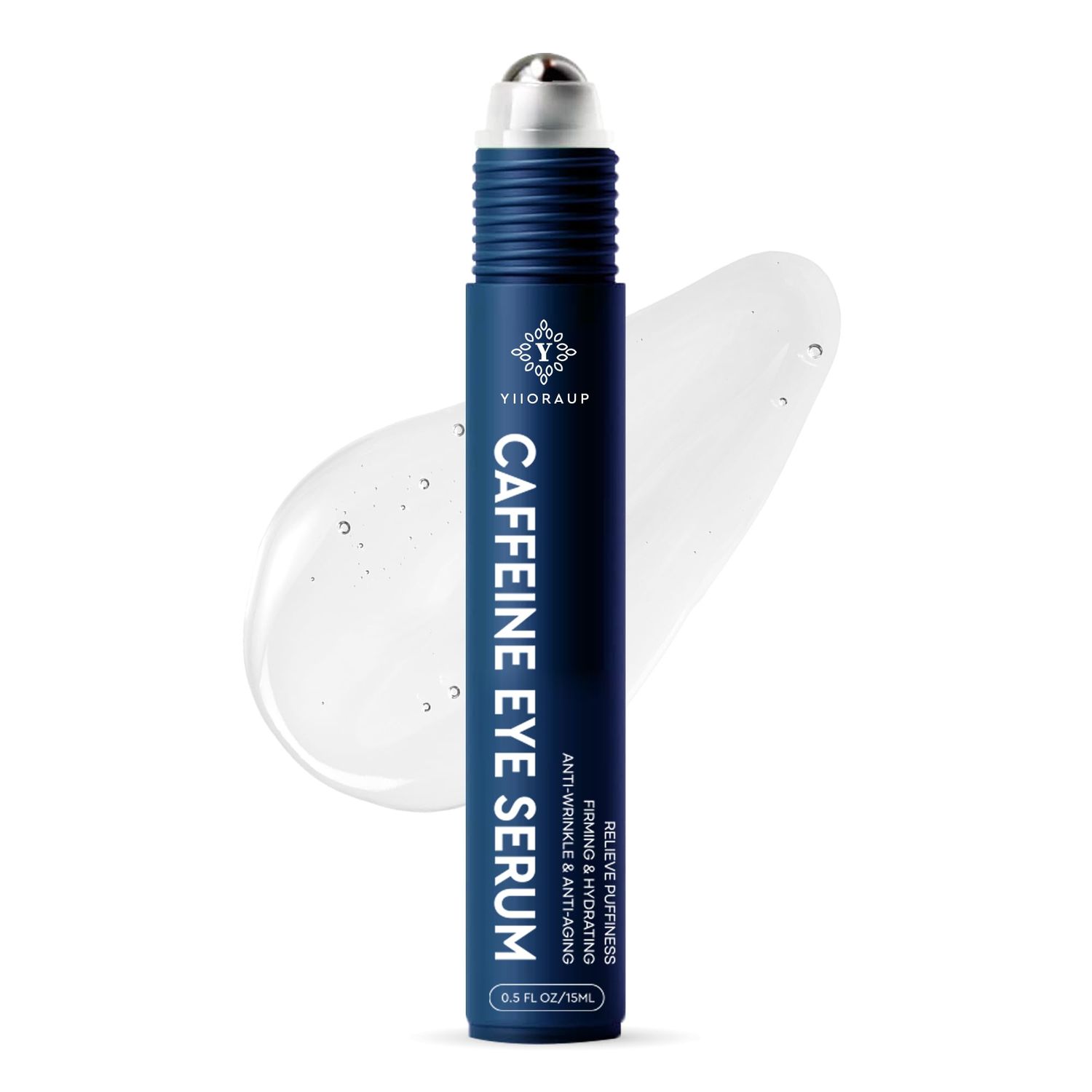 Eye Bags Treatment for Men: Eye Roller for Puffy Eyes and Under Eye Puffiness Reducer - Caffeine Eye Cream for Dark Circles and Wrinkles