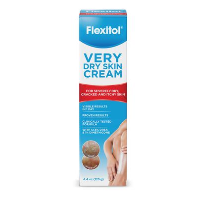 Flexitol Very Dry Skin Cream,Rich Moisturizing Body Cream with Urea, 4.4 Ounce Tube