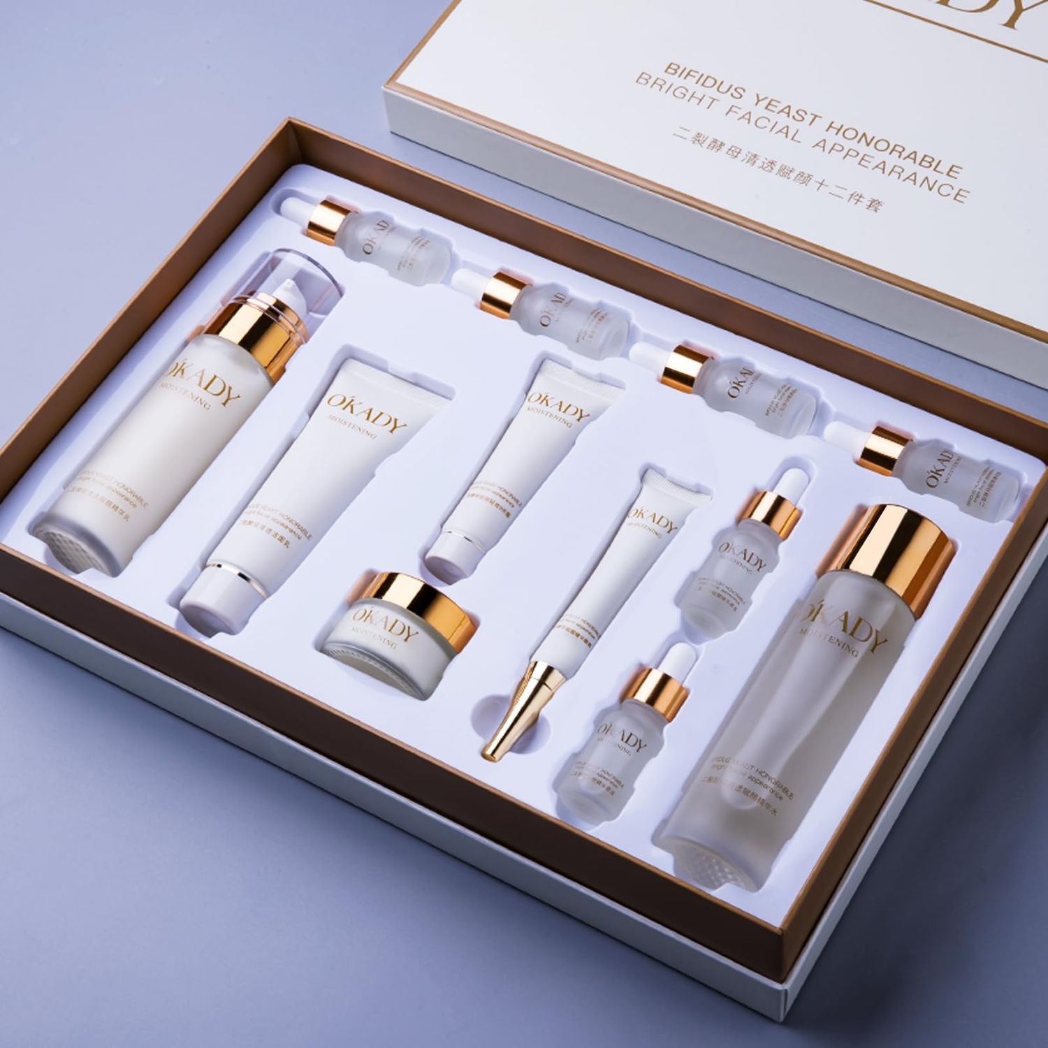 Anti Aging Skin Care Sets Gentle Skin,Care Travel Kit,cleanser,Toner, Face Serum,Eye Cream,Face Cream Facial Skin Care Sets &amp; Kits for Wife Mom Women Girl Valentine&#39;s Day (12 Piece)