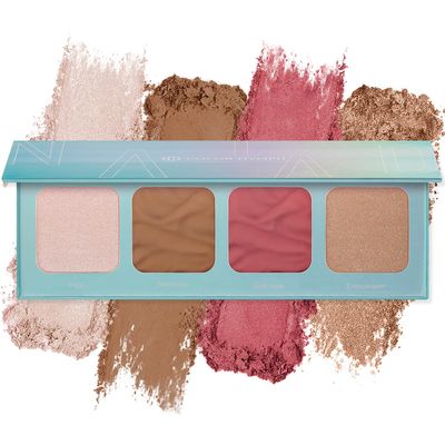 Color Nymph Contour Palette Eyeshadow Face Makeup Palette For Teens Beginners Makeup Set Included Highlighter, Blush, Bronzer, Contour Powder with Mirror For Girl Vegan Cruelty Free