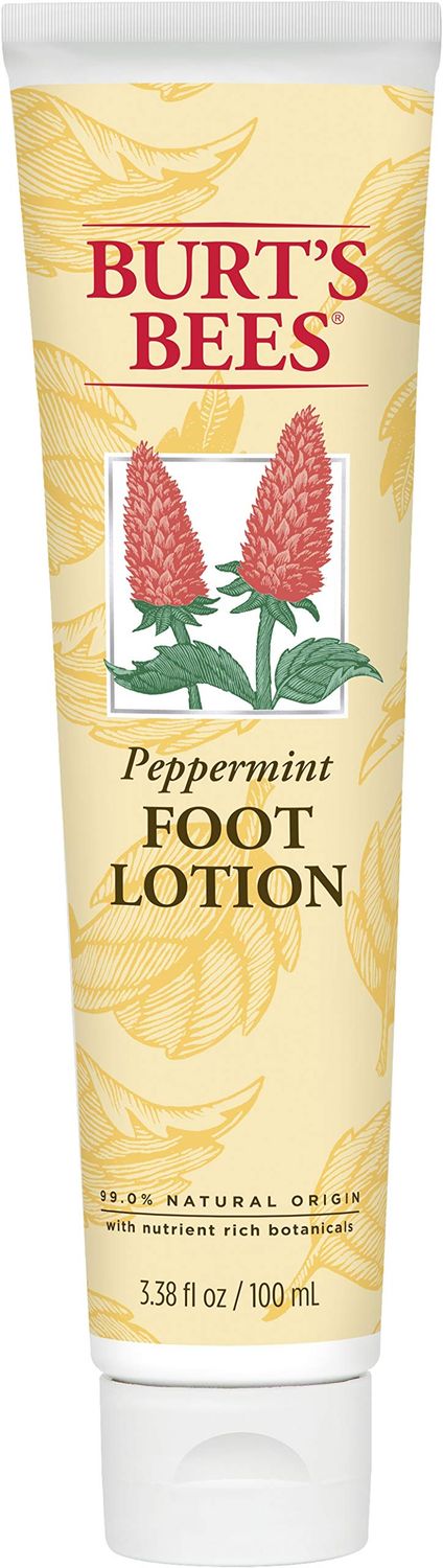 Burt's Bees Peppermint Oil Foot Lotion, 3.38 Oz (Package May Vary)