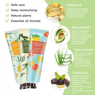 BONNIESTORE 10 Pack Fruits Fragrance Hand Cream, Moisturizing Hand Care Cream Travel Gift Set With Shea Butter Natural Aloe and Vitamin E For Men And Women-30ml