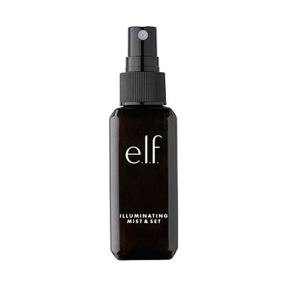 e.l.f. Illuminating Mist &amp; Set, Refreshing Setting Spray For A Lasting Radiant Finish, Infushed With Green Tea &amp; Vitamin A, Vegan &amp; Cruelty-free