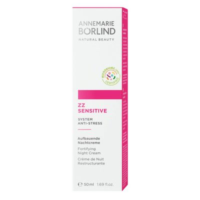 ANNEMARIE BRLIND - ZZ SENSITIVE Protective Night Cream - Natural Facial Moisturizer with Vitamin C + E and Golden Orchid Extract for Sensitive and Damaged Skin - Step 4 of 5-1.69 Oz.