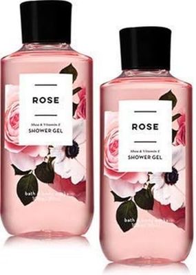 Bath &amp; Body Works Rose Shea &amp; Vitamin E Shower Gel 10 Oz (Pack Of 2)