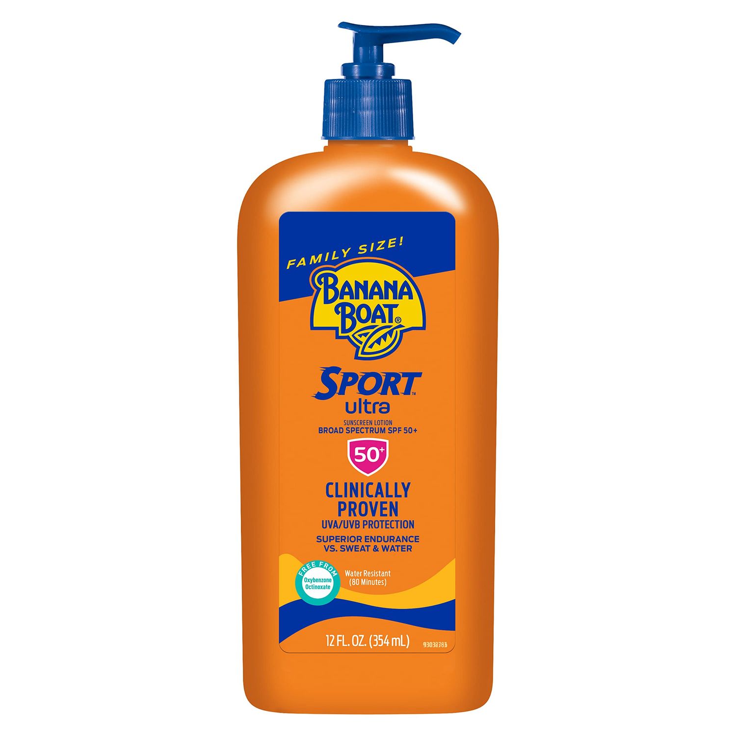 Banana Boat Sport Ultra SPF 50 Sunscreen Lotion, 12oz | Banana Boat Sunscreen SPF 50 Lotion, Oxybenzone Free Sunscreen, Sunblock Lotion Sunscreen, Family Size Sunscreen, 12oz(Pack of 1)