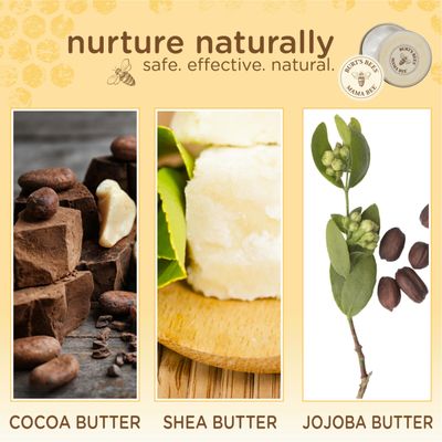 Burt's Bees Mama Belly Butter with Shea Butter and Vitamin E, 99.0% Natural Origin, 3 Pack
