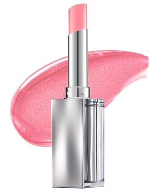 Glint Glow Lip Balm (Ballet Shoes, 0.1oz) - Moisturizing Stain Lipstick with Shine for Natural Lips, Tinted Treatment. Luxurious Korean Skin Care Makeup. Chapped, Dry, Cracked Lips.