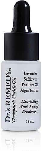 Dr.&#39;s Remedy Therapeutic Caress Cuticle Oil, Nourishing Anti Fungal Treatment for All Nail Types