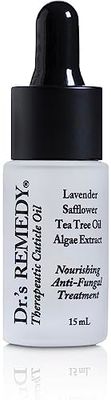 Dr.&#39;s Remedy Therapeutic Caress Cuticle Oil, Nourishing Anti Fungal Treatment for All Nail Types