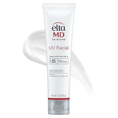 EltaMD UV Facial Sunscreen, SPF 35 Moisturizing Sunscreen for Face, Formulated with Hyaluronic Acid and Zinc Oxide Face Moisturizer, 3.0 oz Tube