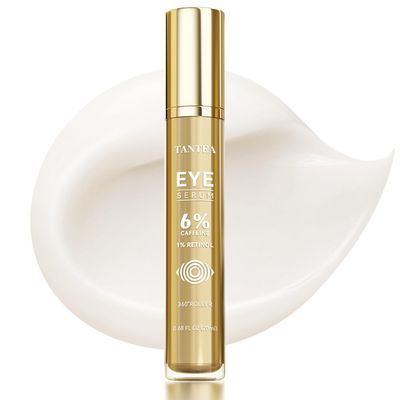 6% Caffeine Eye Cream for Puffy Eyes &amp; Dark Circles, 1% Retinol Eye Serum for Under Eye Bags, Anti-Aging Eye Treatment for Men and Women